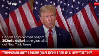 Trump Condannato A Pagare Mila Dollari Al New York Times Video Sky