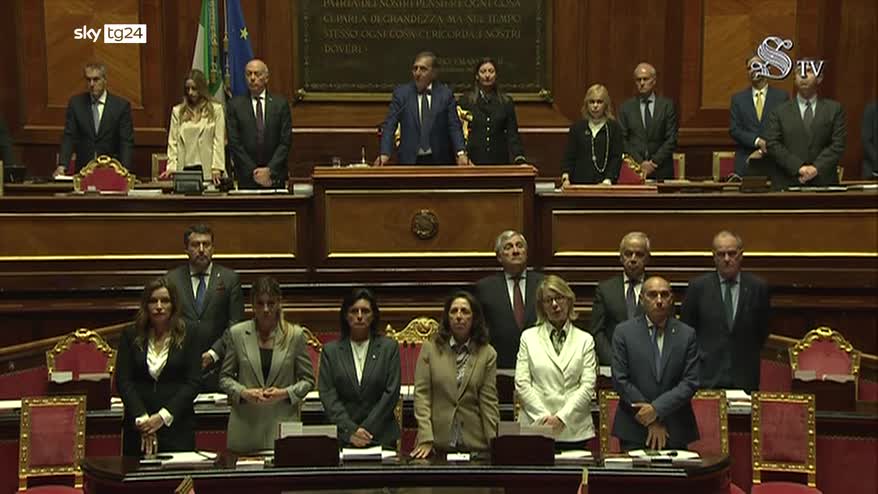 La Commemorazione Di Silvio Berlusconi Al Senato Video Sky