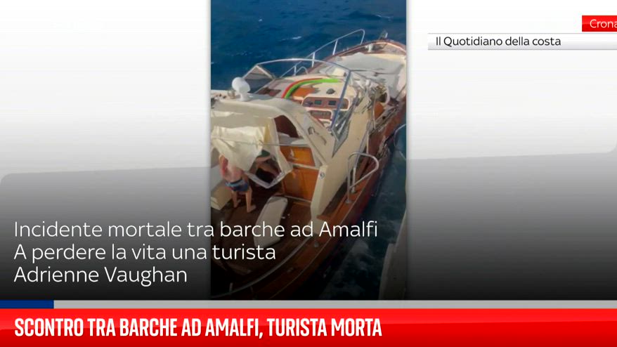 Scontro Tra Barche Ad Amalfi Turista Morta Video Sky