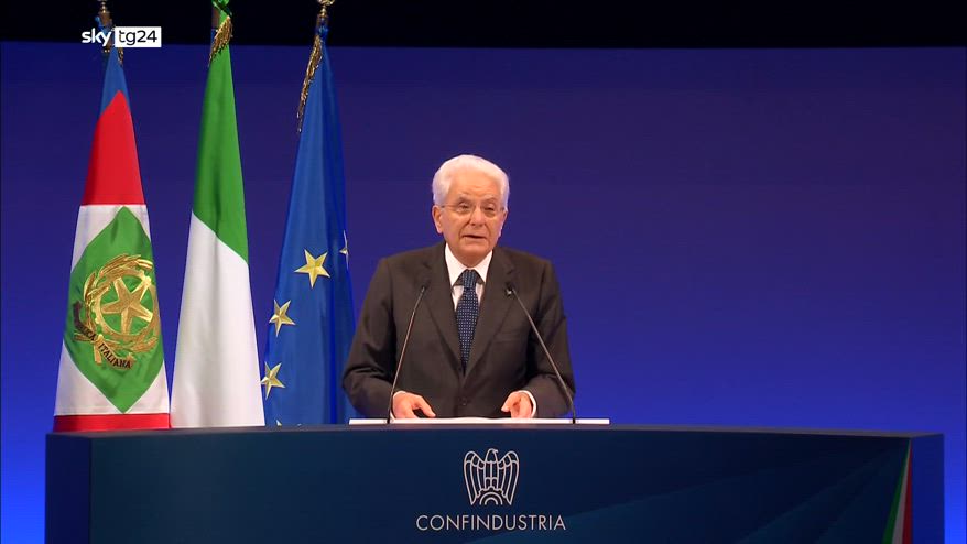 Confindustria Mattarella Non Cavalcare Le Paure Video Sky