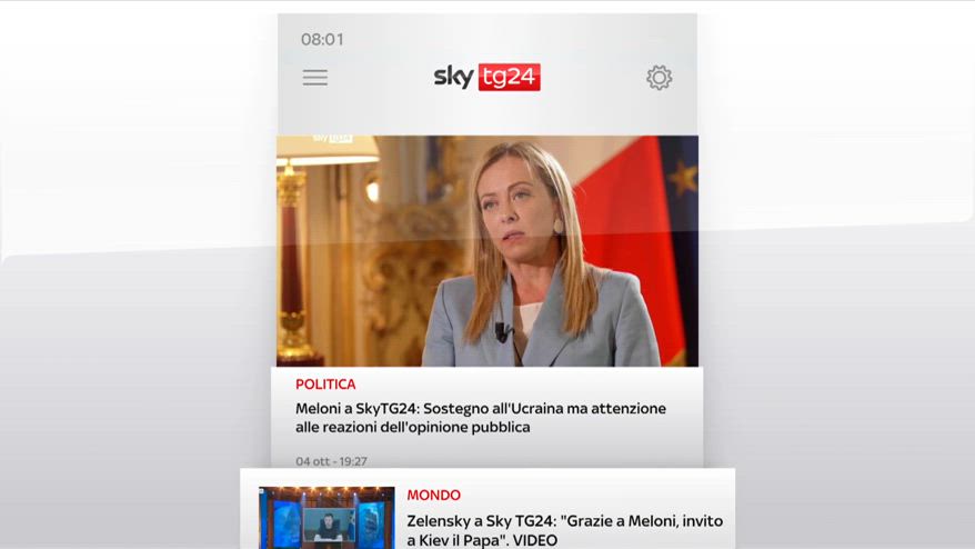 I Titoli Del Ottobre Di Sky Tg Edizione Delle Video Sky