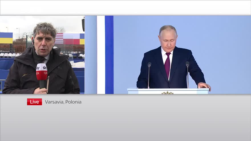 Guerra In Ucraina Il Senso Del Discorso Di Putin Video Sky