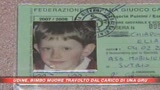 Schiacciato dal carico di una gru