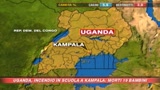 Uganda, fiamme in un dormitorio