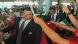 La nazionale italiana arriva in Francia