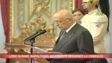 28/07/2008 - Lodo, Napolitano: Nessuna pressione