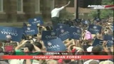 Prima uscita ufficiale della coppia democratica Obama-Biden