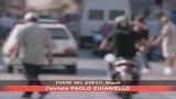 Vigili multano motocislista senza casco, aggredito sindaco
