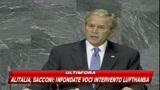 Bush: Non c'è posto per il terrorismo nel mondo moderno