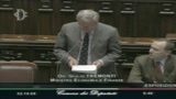 Tremonti: Rischi contenuti per il sistema italiano