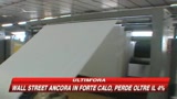 Cala anche la produzione industriale