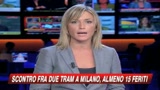 Milano, scontro tra due tram: 19 feriti 