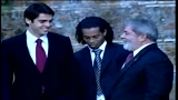 Berlusconi presenta i brasiliani del Milan a Lula