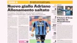 Adriano ha la febbre, salta il Palermo