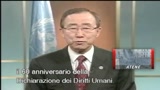 Diritti umani, Ban Ki Moon: Serve responsabilità collettiva