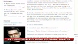Bono Vox si dà al giornalismo