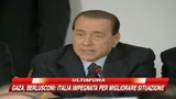 18/01/2009 - Gaza: Berlusconi: Italia pronta a grande sforzo