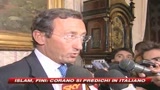Fini: Nelle moschee si preghi in italiano