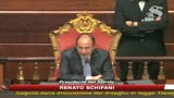 Federalismo, sì del Senato. Pd si astiene, Bossi esulta