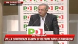 18/02/2009 - Veltroni: Non ho fatto il Pd che sognavo, colpa mia