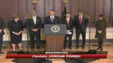 Obama, Dimezzare deficit bilancio entro 2013