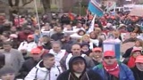 Dipendenti Indesit in piazza per il lavoro