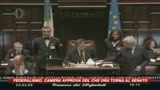 24/03/2009 - Federalismo Fiscale, sì della Camera. Il Pd si astiene