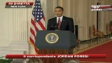 Crisi, Obama: primi miglioramenti ma serve te