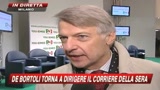 De Bortoli torna a dirigere il Corriere della Sera
