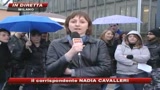 02/04/2009 - Milano, dipendenti 'assediano' l'ad dell'azienda