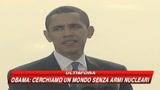 Praga, Obama: guideremo il mondo verso disarmo nucleare