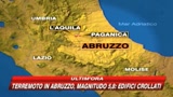 Abruzzo, la terra continua a tremare