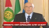 Terremoto Abruzzo, Napolitano: mondo intero ci è vicino