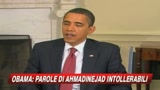Obama: Parole Ahmadinejad intollerabili