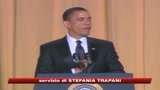10/05/2009 - Usa, Obama show alla cena con la stampa