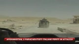Afghanistan, tre parà italiani feriti in un attacco