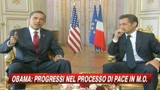 Obama: Entro l'anno negoziati in Medioreiente