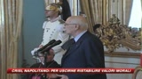 16/06/2009 - Crisi, Napolitano: in economia serve più moralità