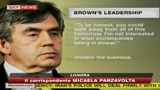 Gb, Gordon Brown: Potrei lasciare domani