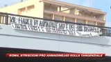 Roma, striscioni pro Ahmadinejad sulla tangenziale