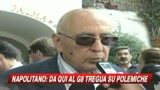 29/06/2009 - Appello di Napolitano: Da qui al G8 basta polemiche