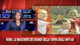 06/07/2009 - Proteste G8, pupazzi dei grandi della terra per Roma