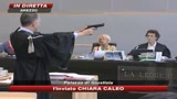 09/07/2009 - Caso Sandri, il pm mima il gesto di Spaccarotella