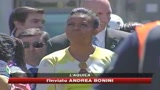 09/07/2009 - Michelle Obama tra le macerie de L'Aquila 