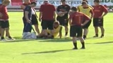 09/07/2009 - Totti si infortunia, ma niente di preoccupante