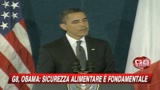 G8, Obama: Sicurezza alimentare è fondamentale