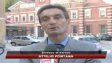 Violento nubrifagio nel Varesotto, strade allagate
