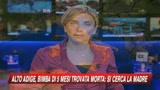 18/07/2009 - Bolzano, morta a 5 mesi. La madre è scomparsa