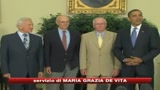 I tre dell'Apollo 11 da Obama