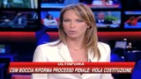 23/07/2009 - Csm boccia riforma processo penale: viola Costituzione